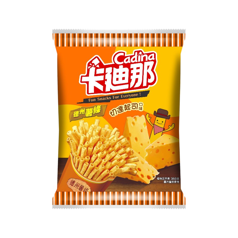 卡迪那德州薯條切達起司口味38G, , large