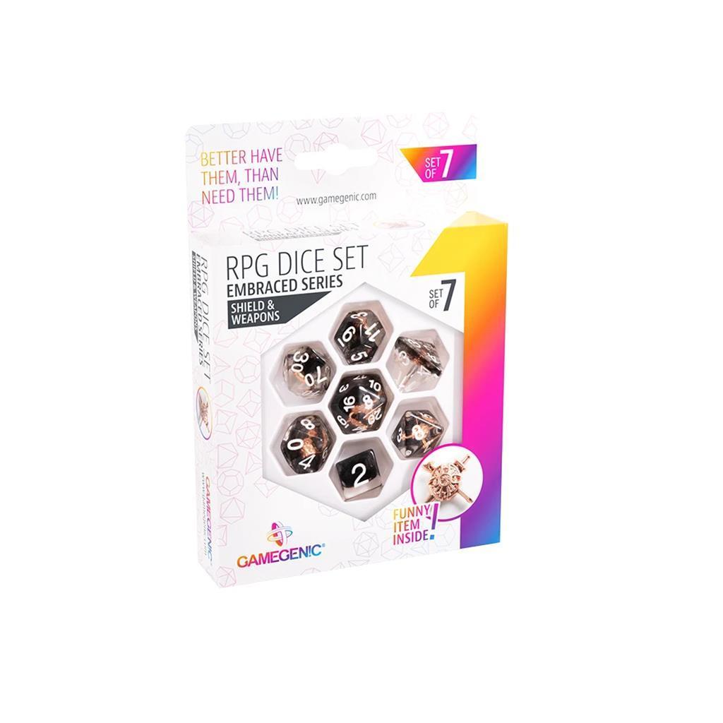 【Asmodee】琥珀系列 RPG骰子7入組Gamegenic EMBRACED SERIES - RPG DICE, , large