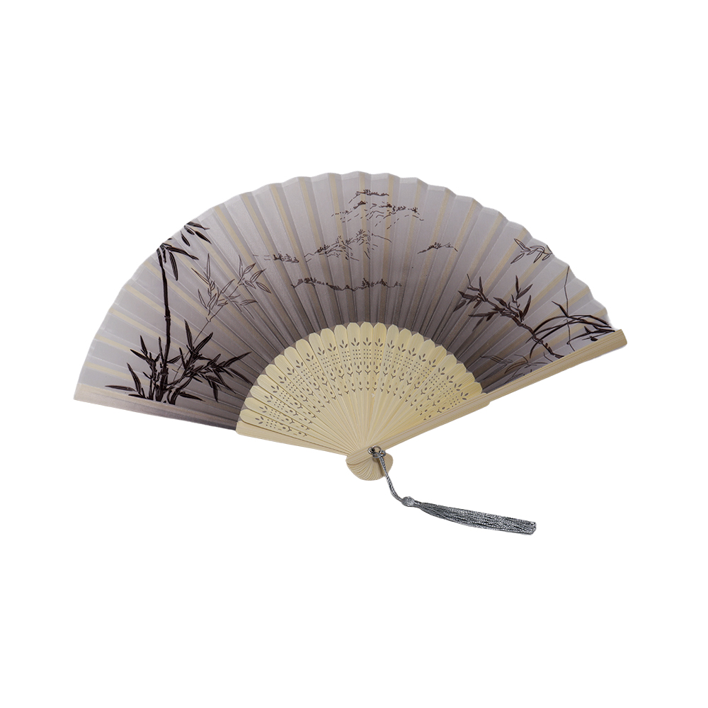 【上手家居】墨彩古風折扇 雲霞山影(扇子/折疊扇/摺扇/摺疊扇), , large