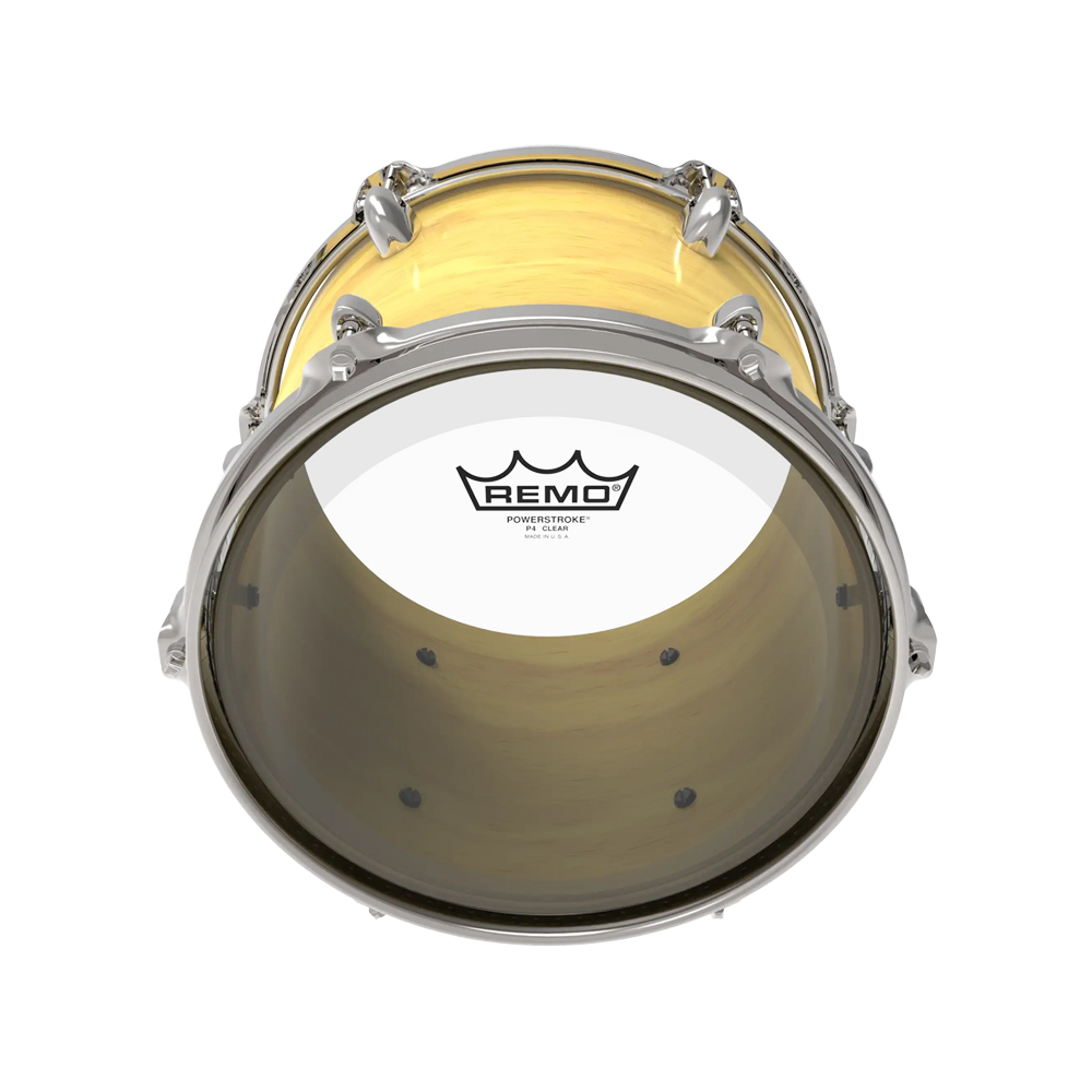 REMO Powerstroke P4 Clear 雙層透明白鼓皮 12''【敦煌樂器】, , large