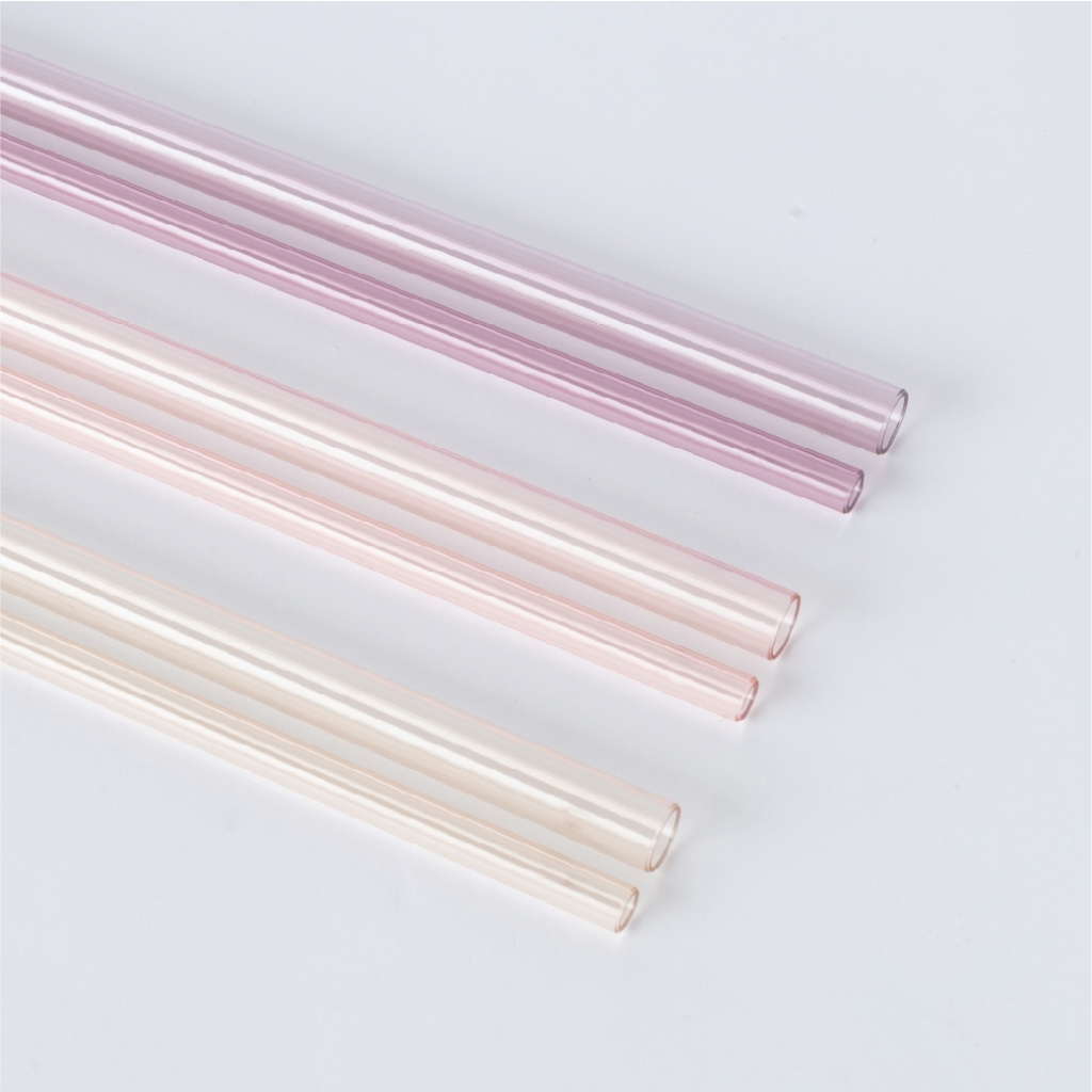 【Oolab 良杯製所】 Ecozen 透明斜口粗/細吸管 26cm, , large