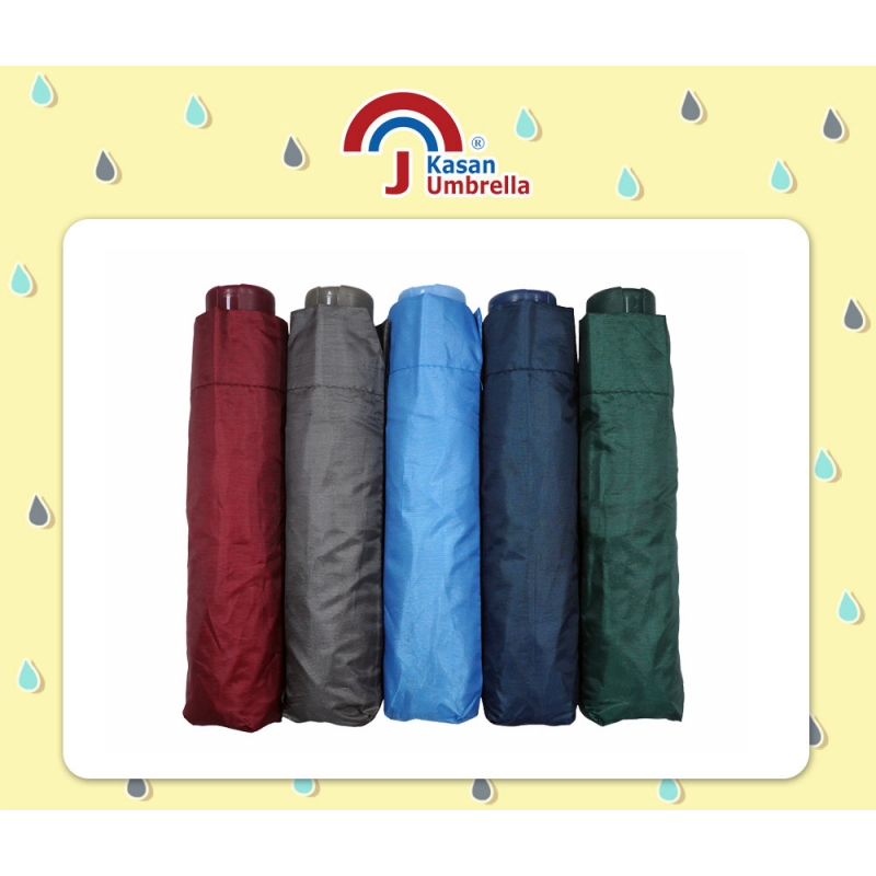 8K Silver Glue Folding Umbrella - Stylish, lightweight, windproof, color optional Red/Grey/Green/Water/Dark Blue, , large