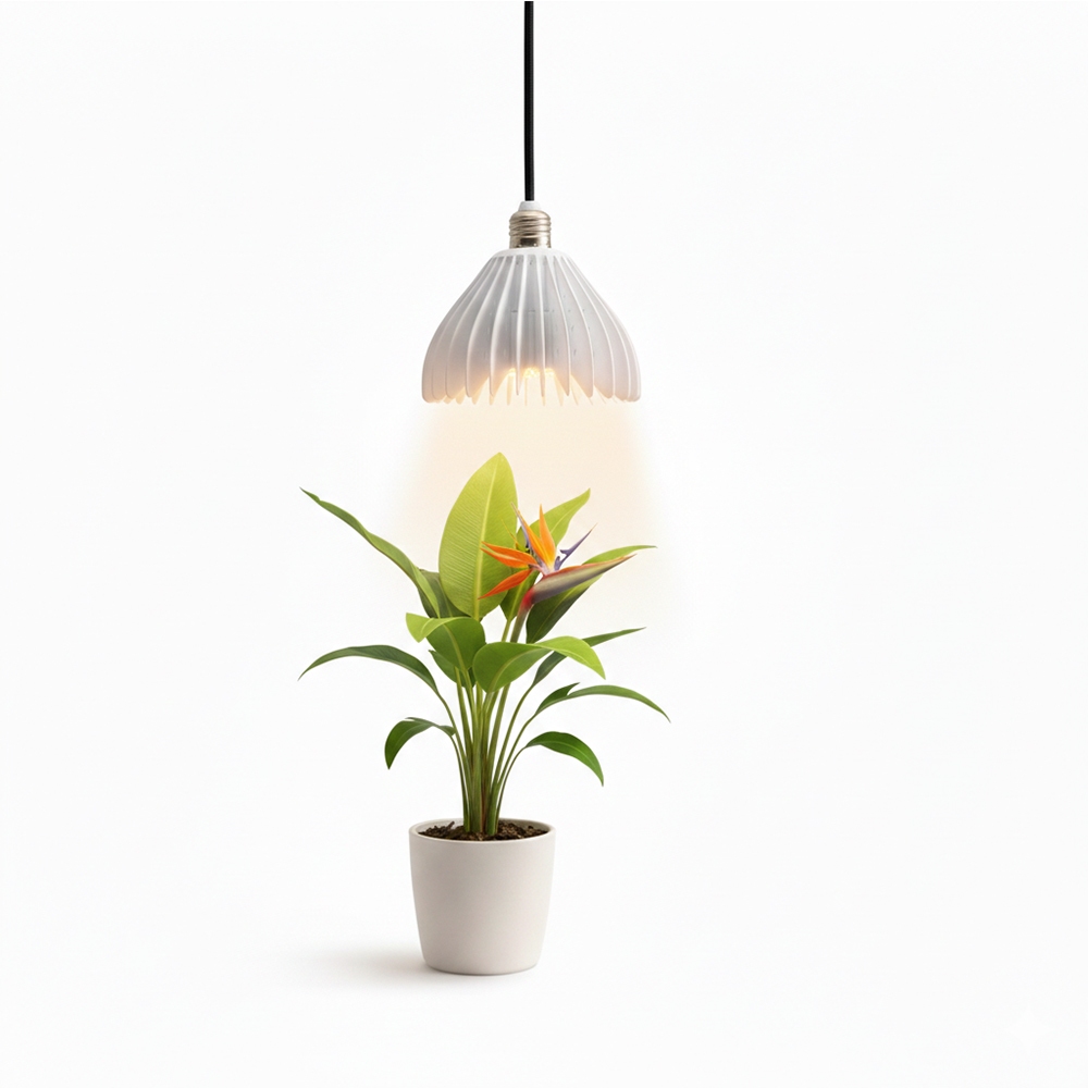 【君沛】40W 全光譜 植物燈 抑制徒長 模擬日照 龍舌蘭控型 塊根植物 鹿角蕨 龜背芋 吊掛式 E27專業生長燈, , large