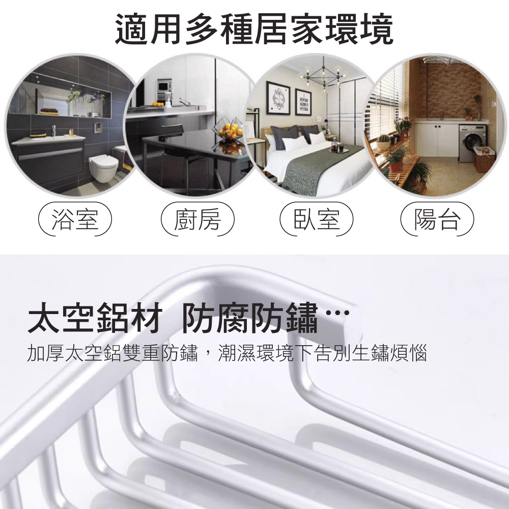 【G+居家】3組太空鋁霧面簡約肥皂架(皂盒/廚房菜瓜布架/小物架/衛浴架/瀝水架/肥皂盤/香皂盤), , large