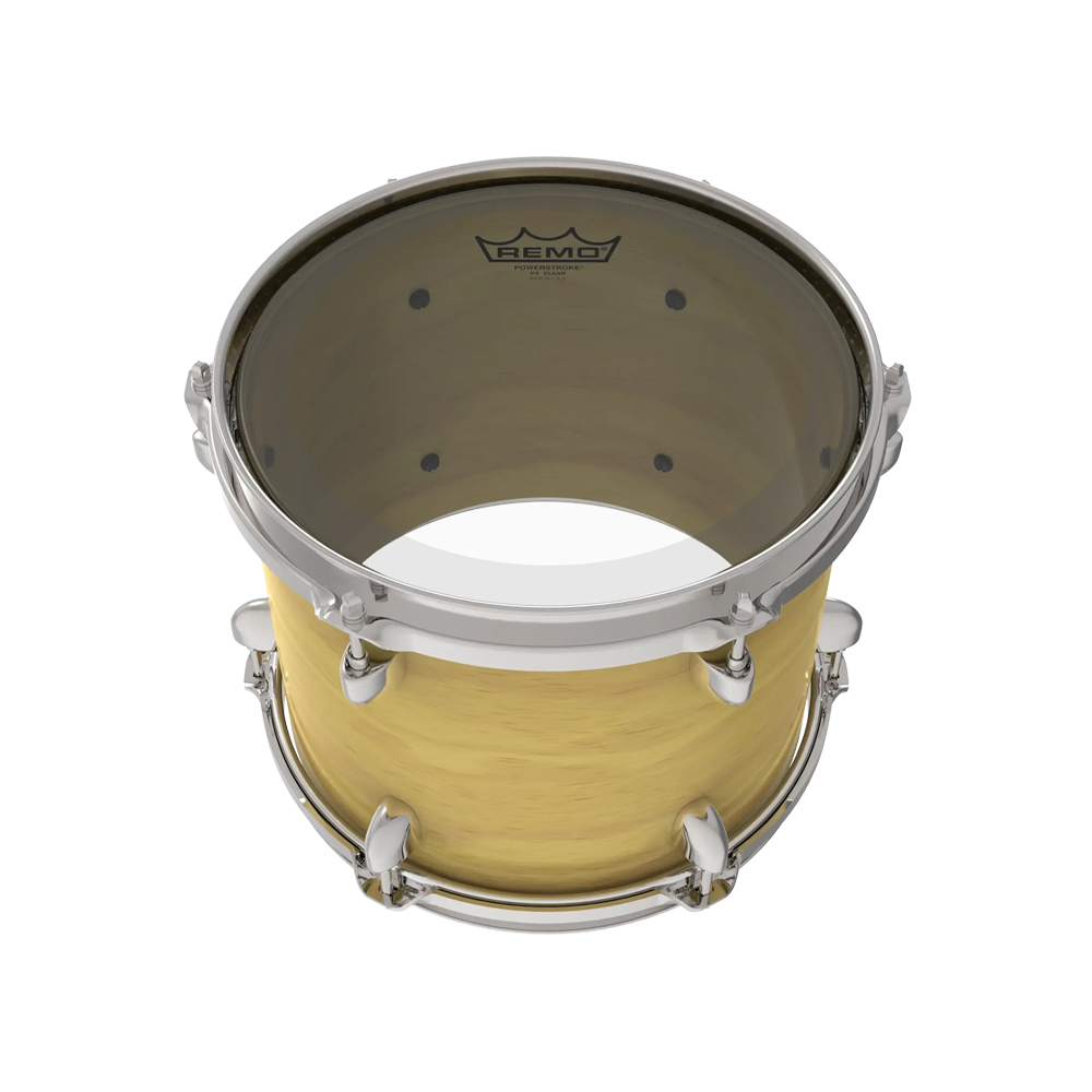 REMO Powerstroke P4 Clear 雙層透明白鼓皮 12''【敦煌樂器】, , large