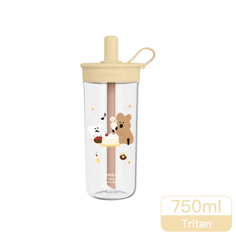 LL Bubble tea water bottle 750ml, , large