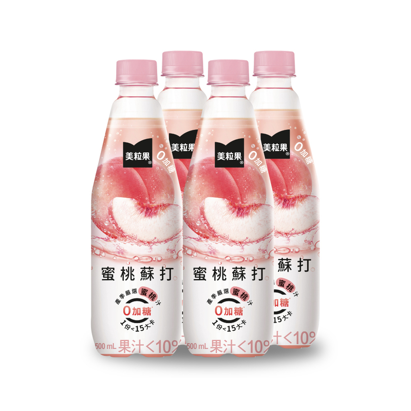 Minute Maid Zero Sugar Peach Soda 500ml, , large