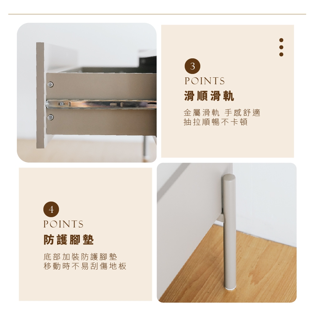 茶几 咖啡桌 多功能 茶几桌 收納桌 矮櫃 抽屜茶几 簡約茶几 奶茶色 韓風 韓系 TA499, 奶茶色, large
