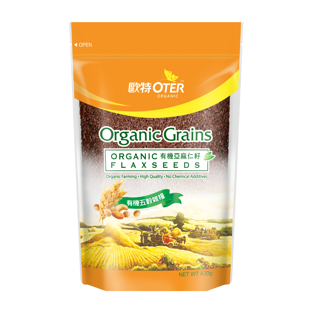 OTER Organic  Flaxseeds 430g, , large