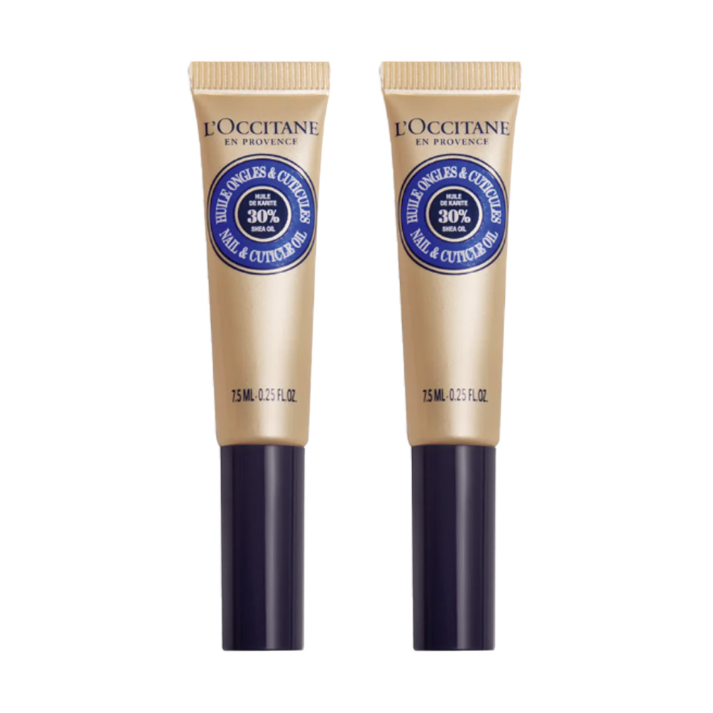 【 L'occitane 歐舒丹】乳油木指緣修護油 7.5ml 2入組, , large