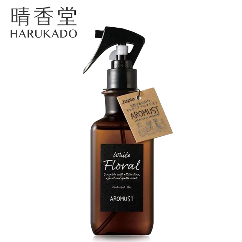 〔本野有限公司〕日本晴香堂芳香噴霧棕瓶280ml (白色花香)-2入, , large