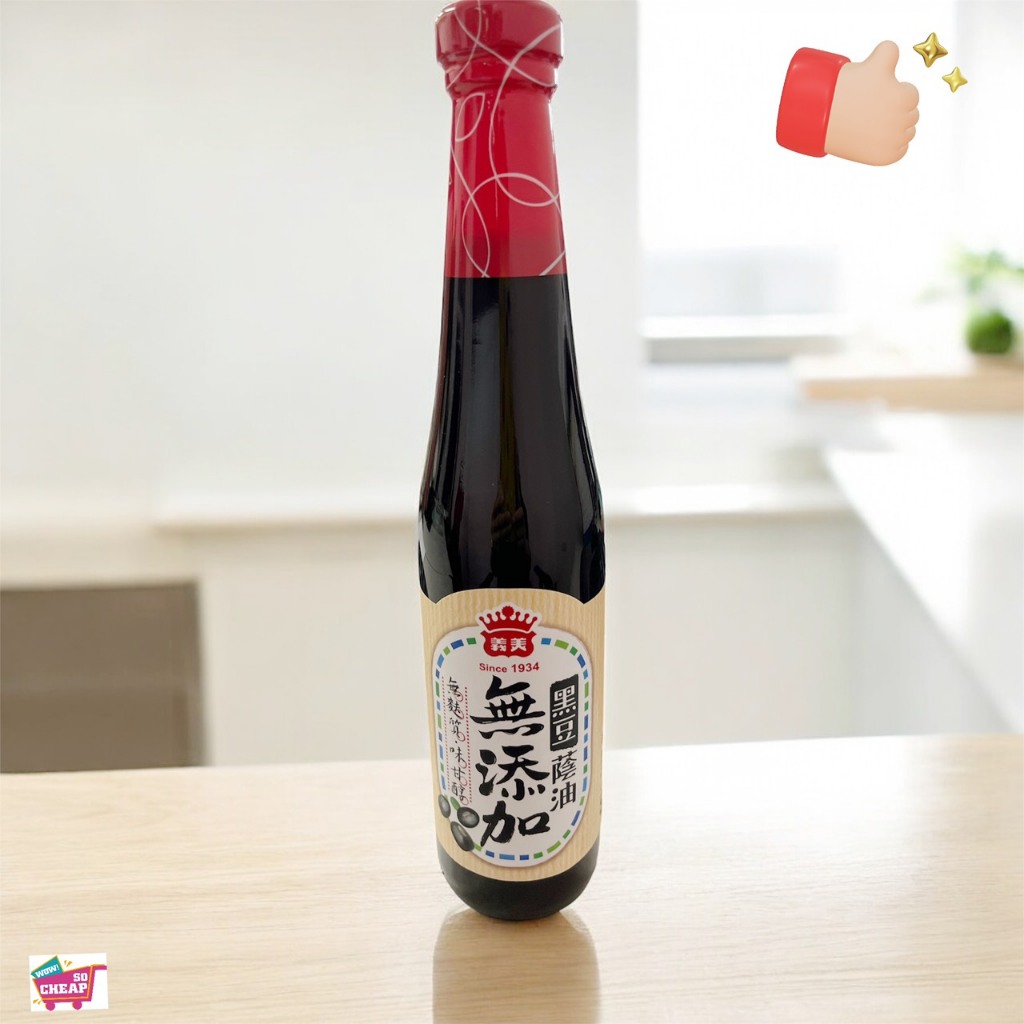 義美無添加黑豆蔭油420ML, , large