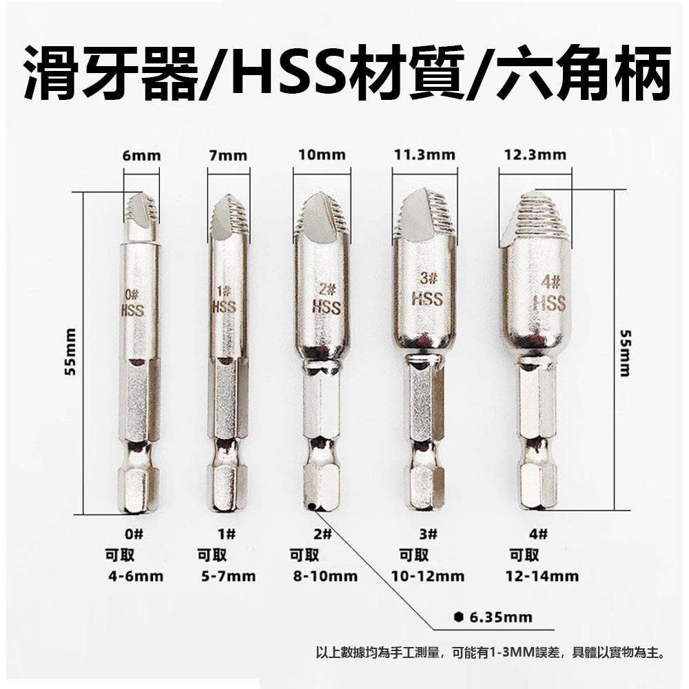 Sliders/HSS material/6-angle handle (5-piece set), , large