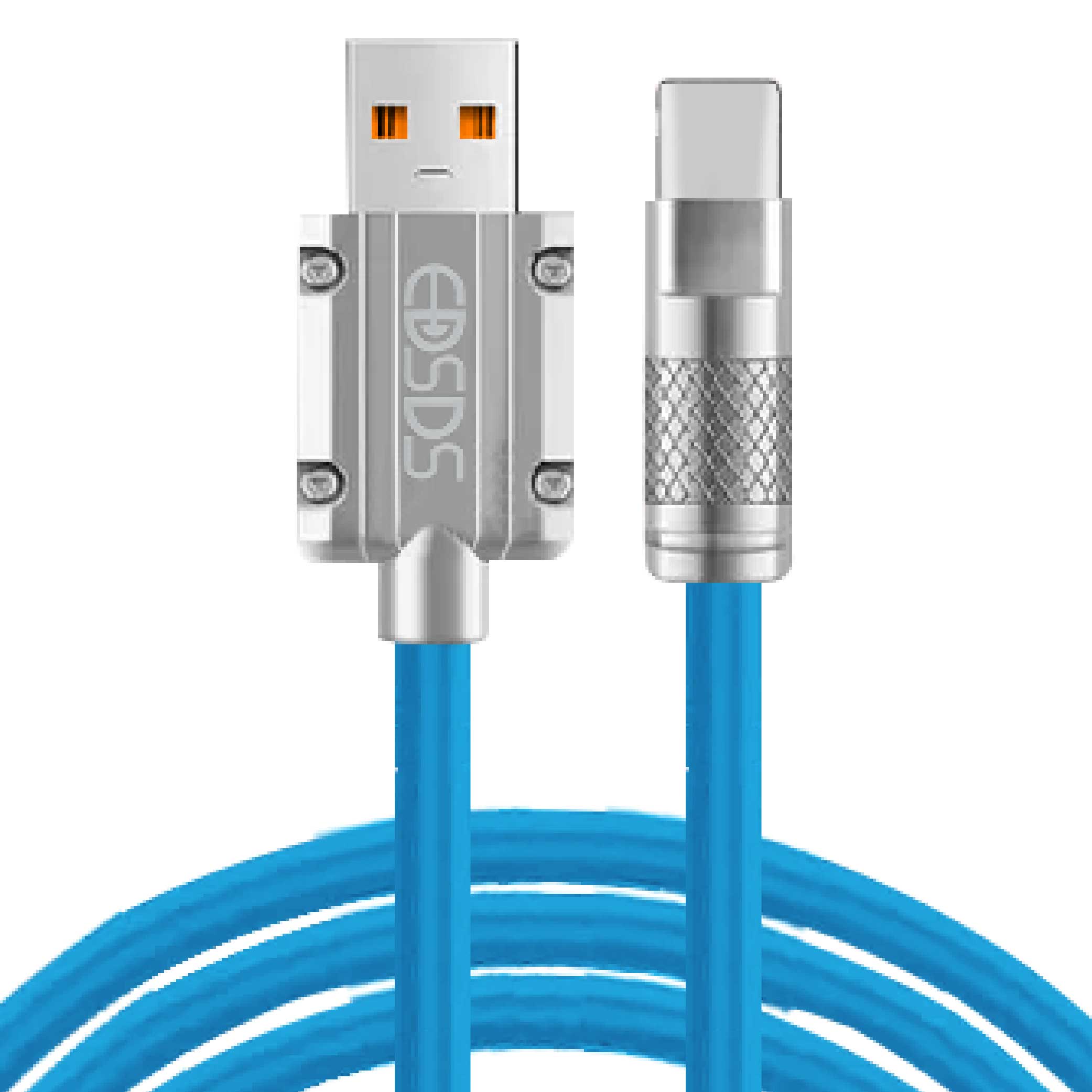 鉅玉經典｜TYPE-C 120W充電線-200cm EDS-J907, , large
