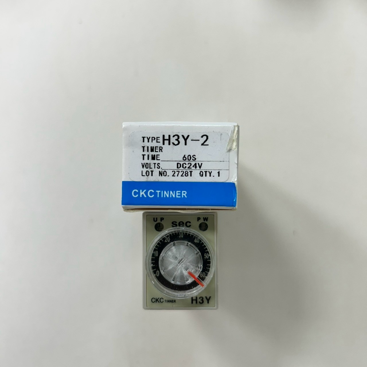 時間繼電器8腳2開2閉DC24V-0-60秒, , large