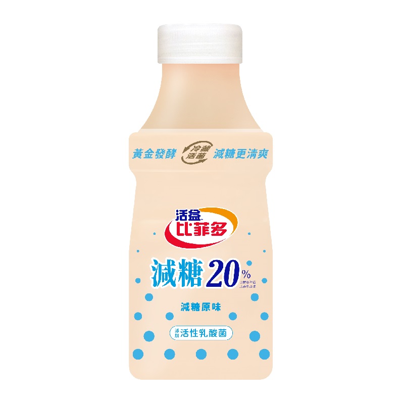 比菲多稀釋活性發酵乳(減糖配方原味)350ml, , large
