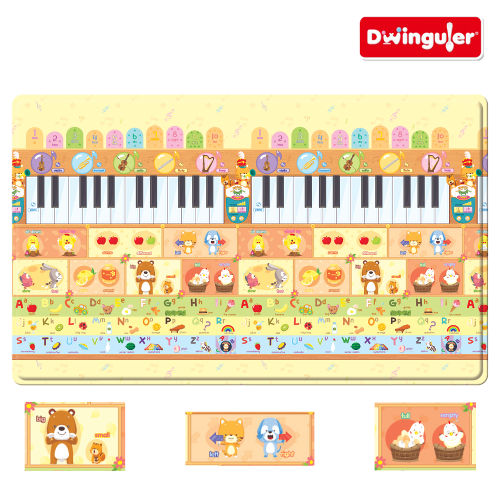 【Dwinguler康樂】遊戲墊─點讀音樂大遊行(230x140x1.5cm) 附贈點讀筆乙支, , large