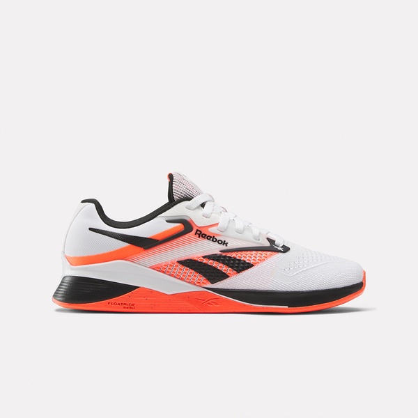 Reebok Nano X4 女 訓練鞋 多功能 運動 健身 重訓 支撐 透氣 緩震 白黑橘 [100074187], , large