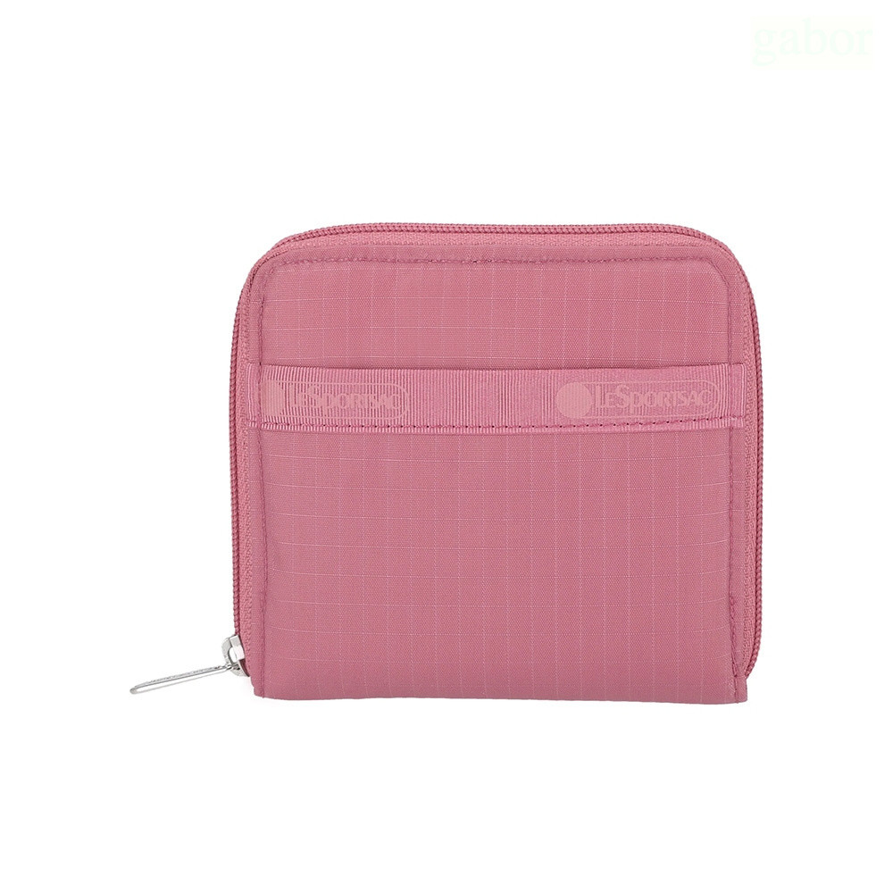 Lesportsac Compact Zip Wallet 極簡輕薄錢包 送禮-桃紅色, , large