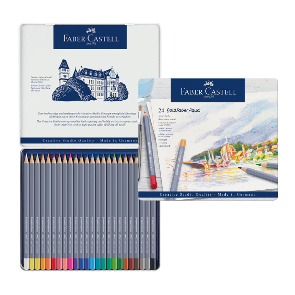 【Faber-Castell】輝柏 GOLDFABER水性色鉛筆 24色 / 盒 114624, , large
