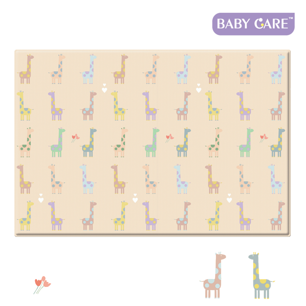 【BabyCare皇冠】遊戲墊─多彩小鹿(185x125x1.2 cm), , large