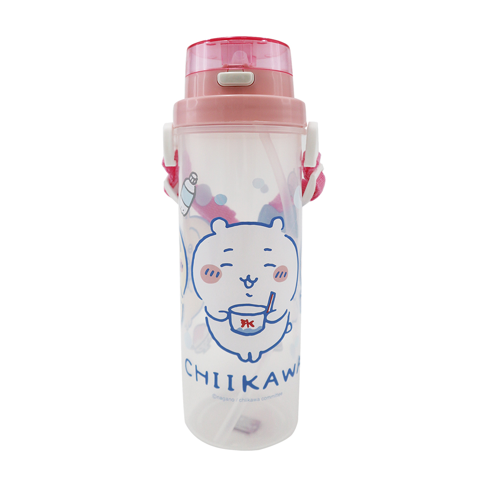吉伊卡哇-小巧吸管水壺-500ml-粉色-2支, , large