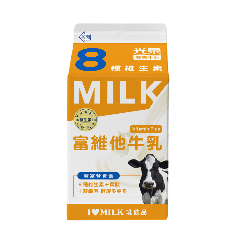 光泉富維他牛乳400ml, , large