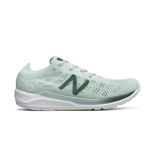 New Balance 女 慢跑鞋 運動 路跑 B楦 890 v7 輕量 透氣 紐巴倫 蘋果綠 [W890BG7B], , large