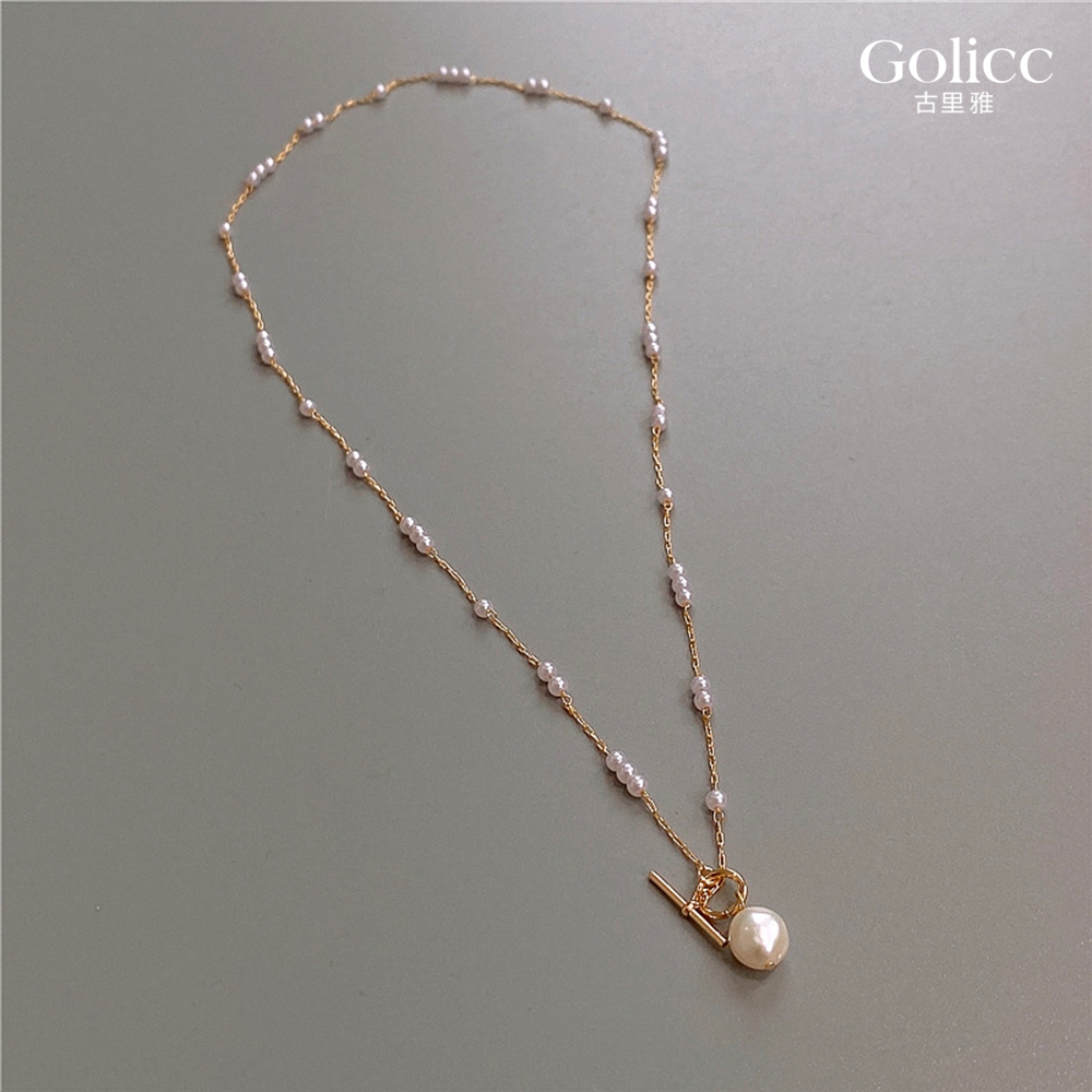 【Gulicc】古莉可 項鍊 巴洛克 淡水珍珠 長款項鍊, , large