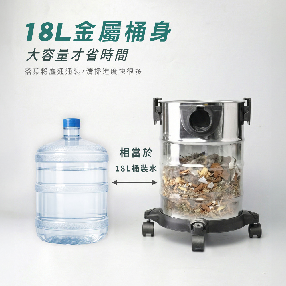 SAMPO 聲寶 旋風乾濕兩用吸塵器 EC-W25171TL, , large