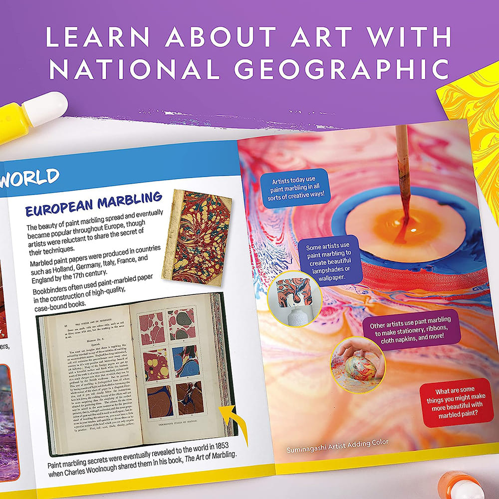 NATIONAL GEOGRAPHIC 國家地理 彩墨水紙藝術創作套件, , large
