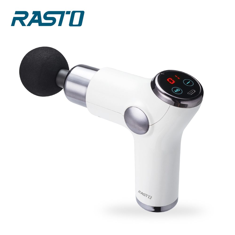 【全新福利品】[ RASTO ] AM4 智能觸控32段液晶顯示變頻筋膜槍, , large