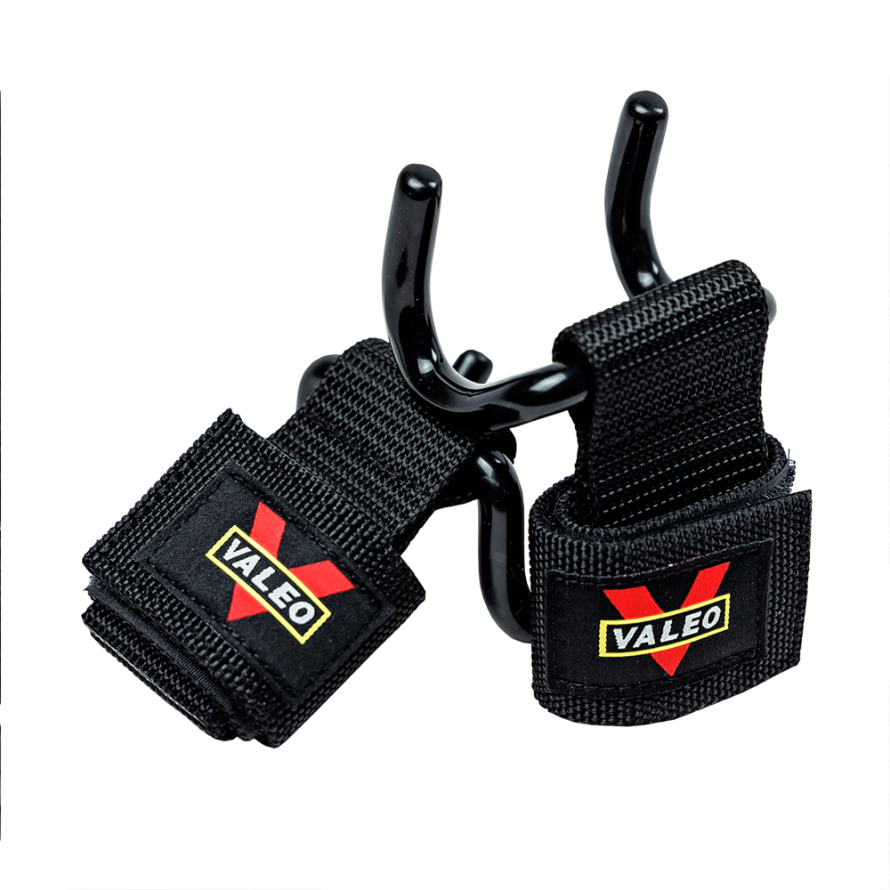 A pair of pull-up bar assist hooks, wrist guards, anti-slip deadlift hooks, fitness assist hooks, grip strength hooks, exercise aids VALEO, , large