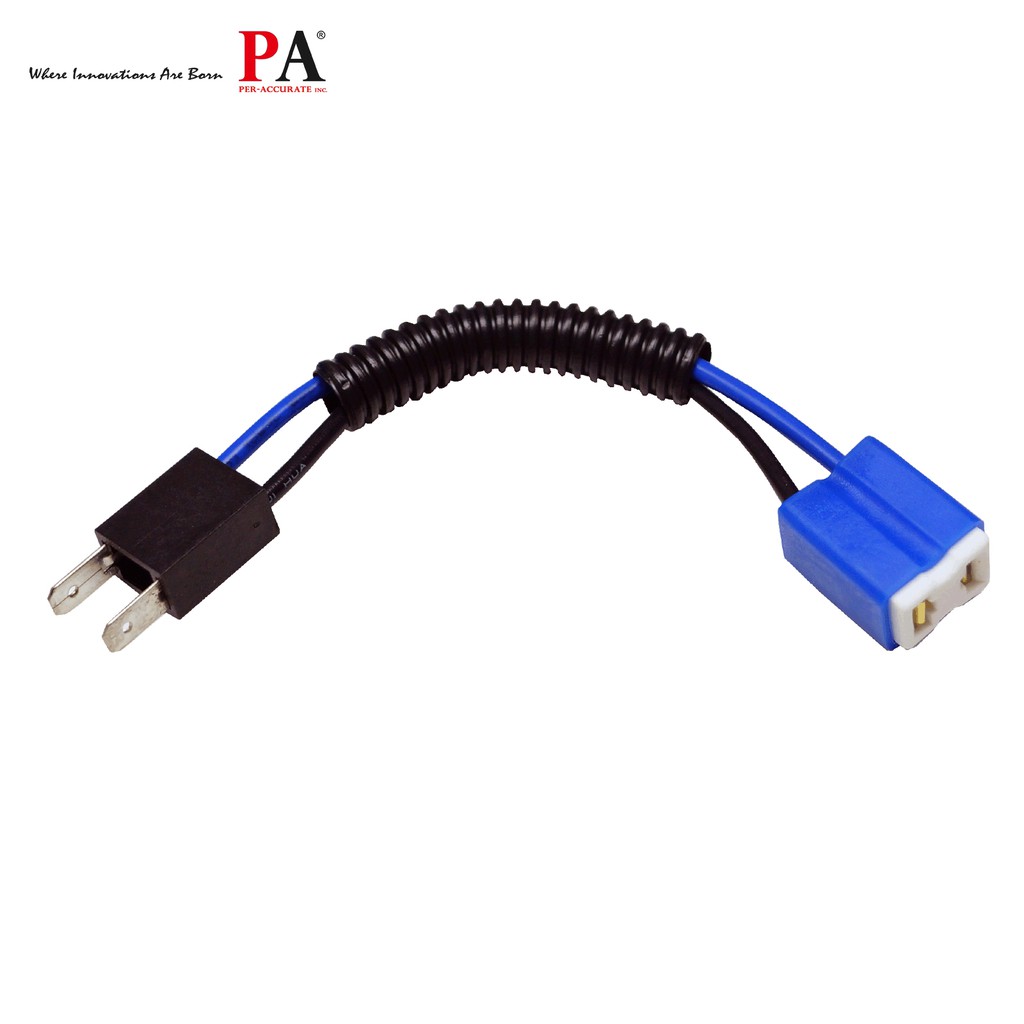 【PA LED】H7 霧燈 大燈 汽車 貨車 大客車  耐高溫 陶瓷燈座 高瓦數燈泡必備 加粗線組 非對接 對接式, , large