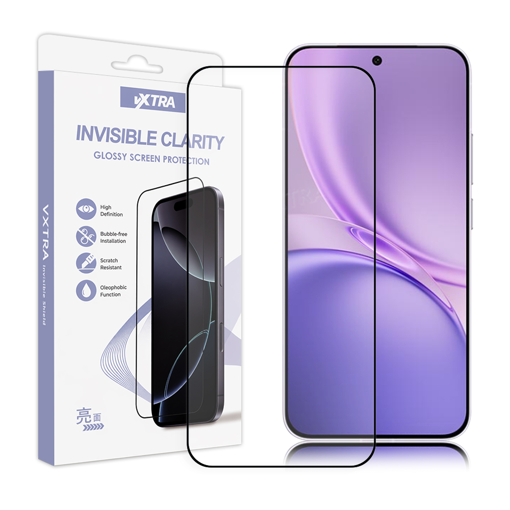 VXTRA 全膠貼合 vivo X300 FE 滿版疏水疏油9H鋼化頂級玻璃貼 保護貼(黑), , large