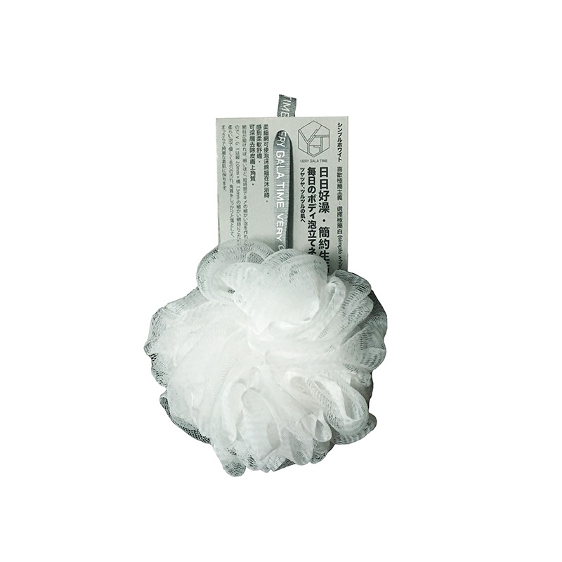 VGT BATH POUF-White, , large