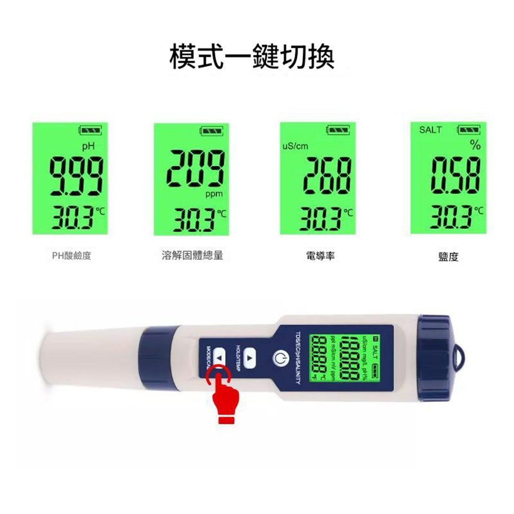 9909背光水質檢測儀(含電池), , large