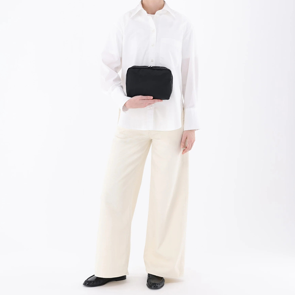 Lesportsac Extra Large Rectangular Cosmetic 加大型化妝包 收納袋 送禮 禮物 推薦 女包(永恆黑), , large