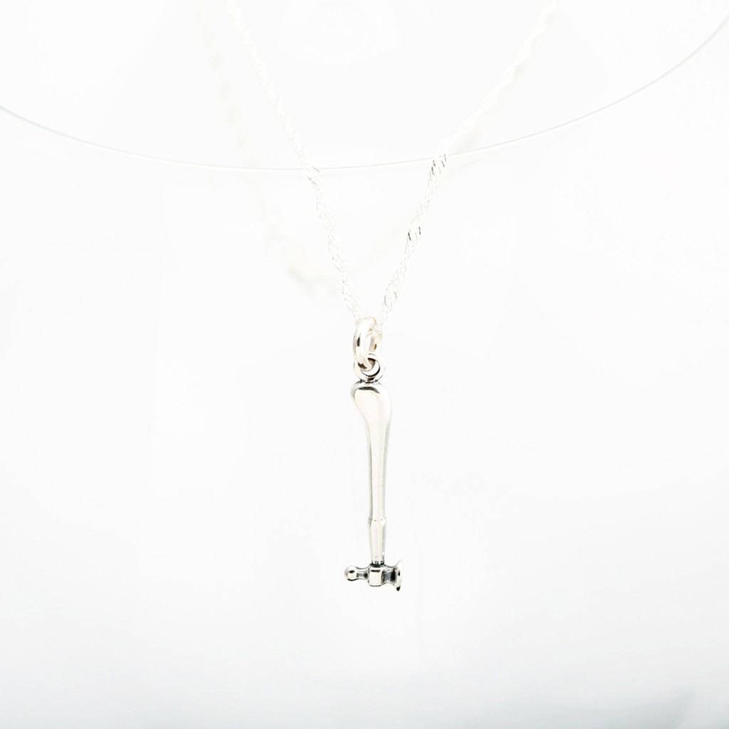【Angel & Me】Mini Hammer s925 sterling silver necklace Valentine Day gift, , large