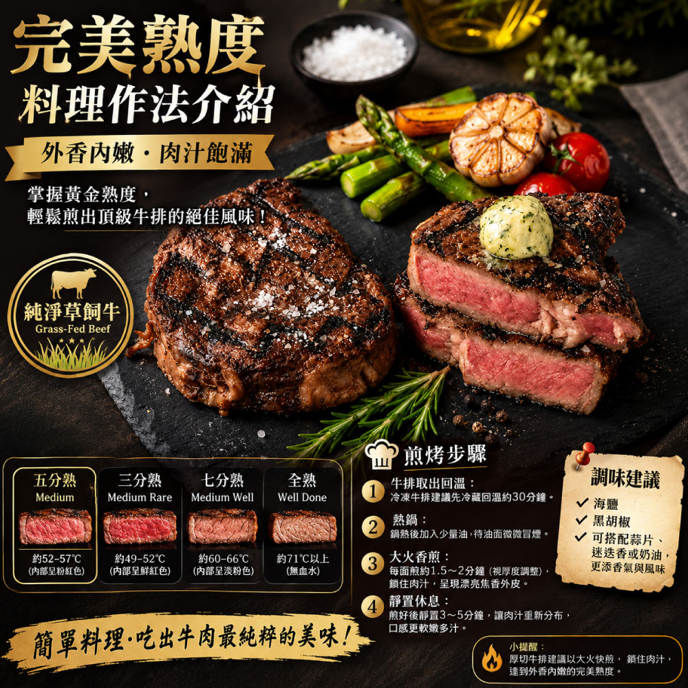 豪鮮牛肉 南美厚切草原之心全天然肋眼牛排1片(200g&plusmn;10%/片)_任選, , large