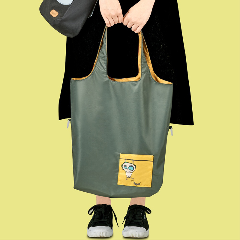 Eco-friendly Dual-Color Reversible tote bag (Shamrock), , large