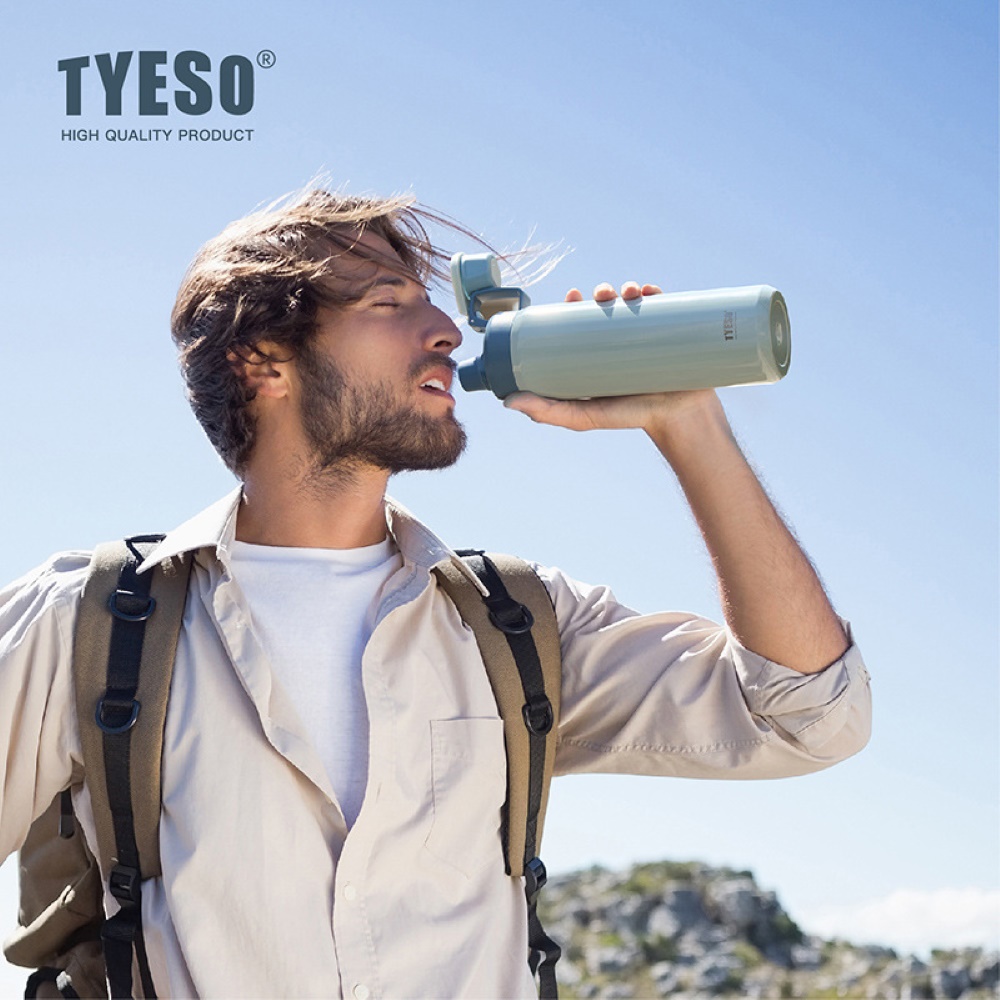 【H&R安室家】TYESO泰碩 304不鏽鋼提把保溫瓶900ml(H57), , large