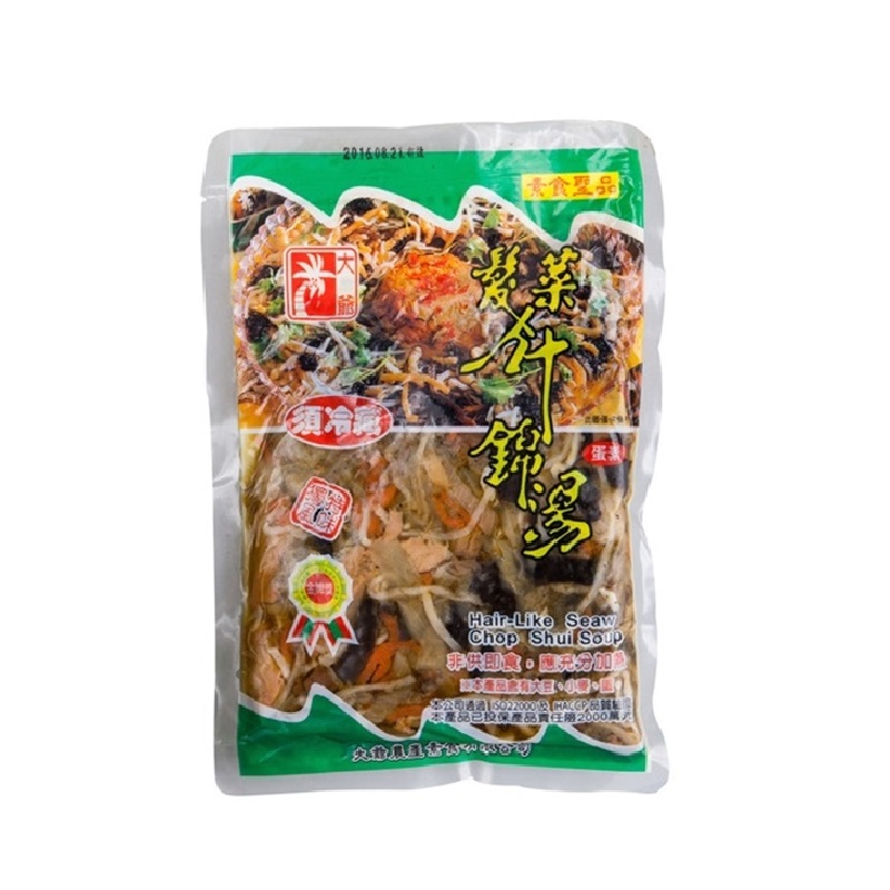 大椰髮菜(金針)什錦湯(冷藏)(全素), , large