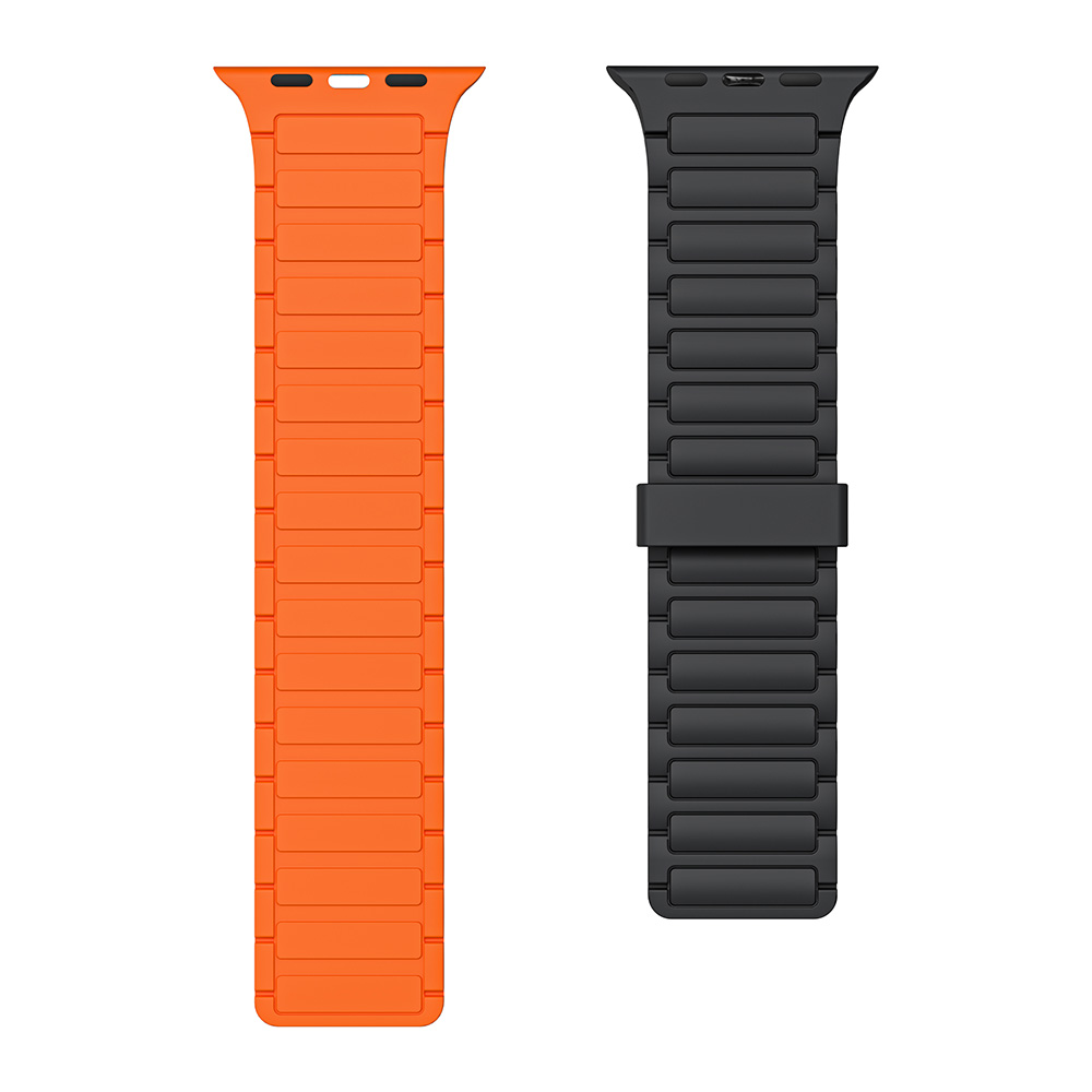 【HIPPORIZZ】Magnix 磁吸錶帶 Apple Watch (42/44/45/46/49mm) 黑橘, , large