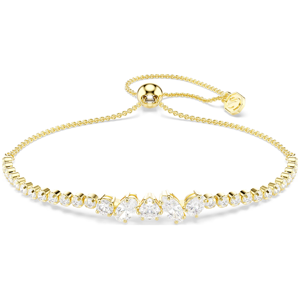 SWAROVSKI 施華洛世奇Mesmera 璀璨奪目鋯石手鍊-金 送禮 禮物 推薦(5747953), , large