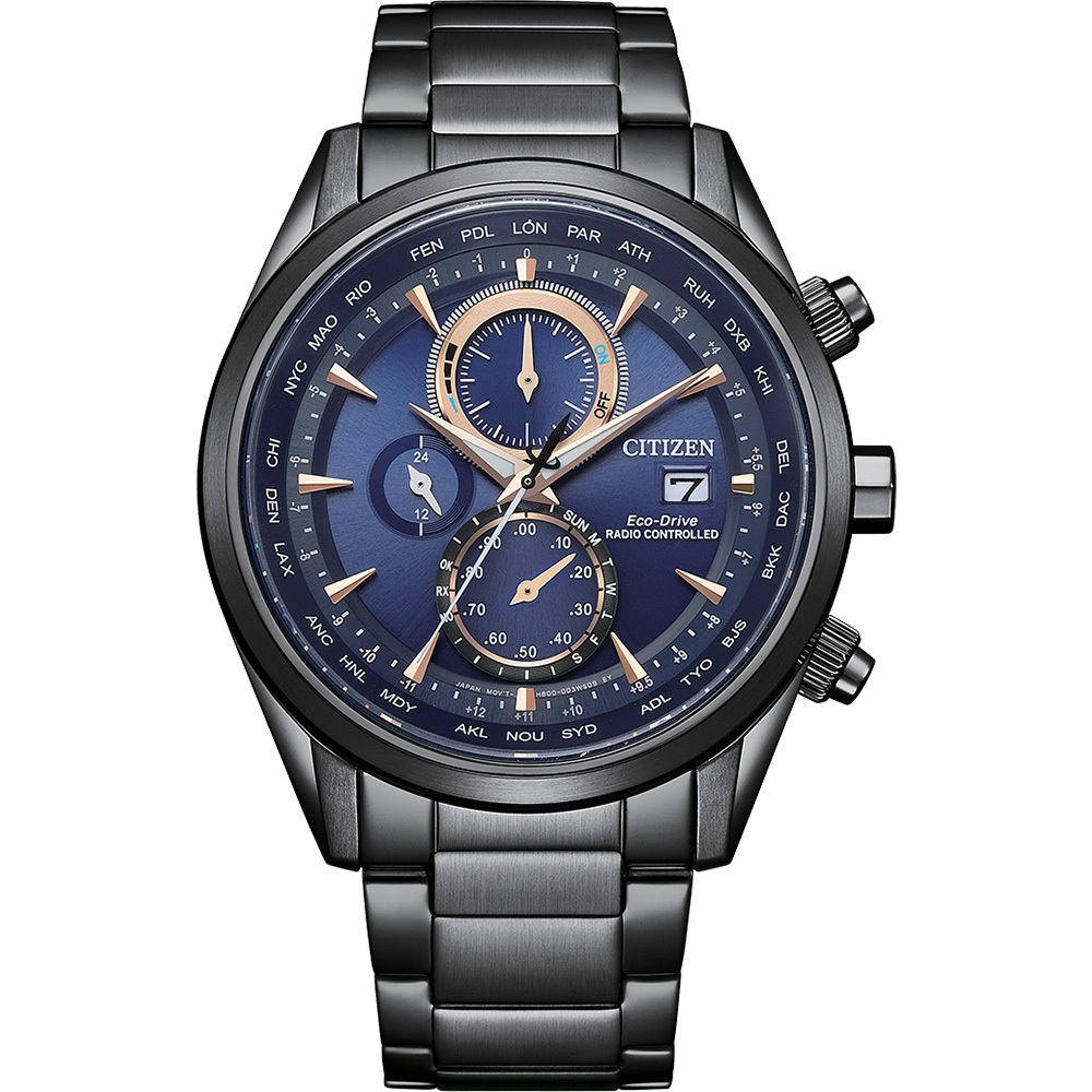 CITIZEN 星辰 空中之鷹光動能電波手錶 AT8265-81L, , large