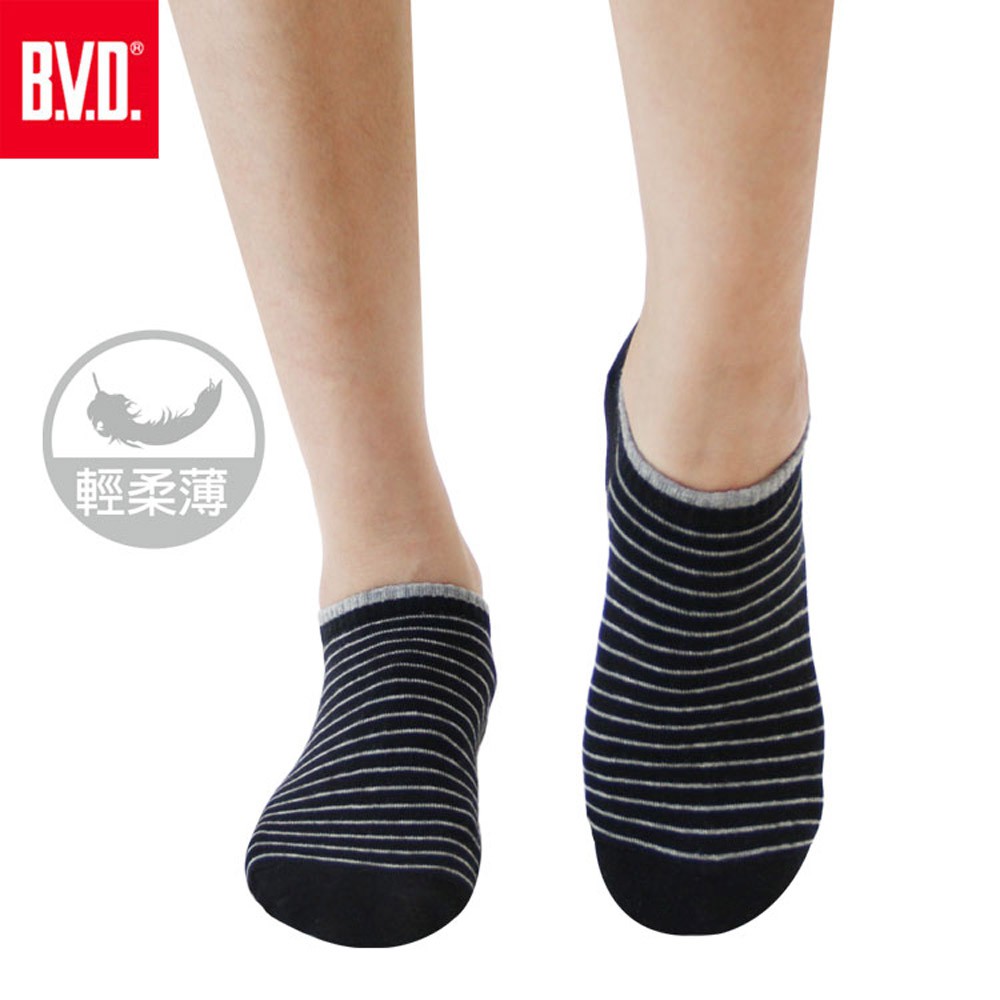 【BVD】舒適條紋女踝襪-B277 襪子 女襪, , large