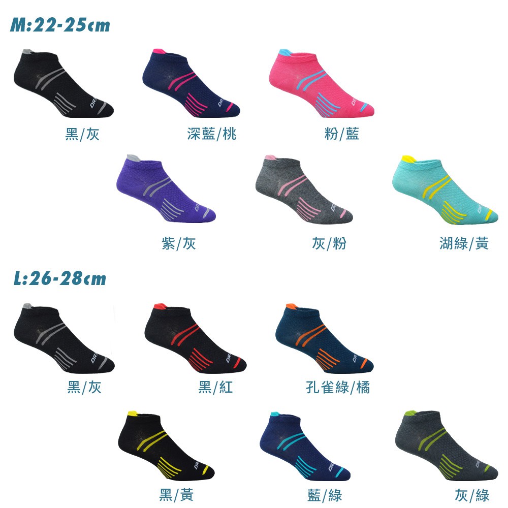 【現貨】MIT 台灣製 DR.WOW 萊卡棉吸排 線性加壓 義式對目 足弓機能襪 短襪  DR5790/DR5791, , large