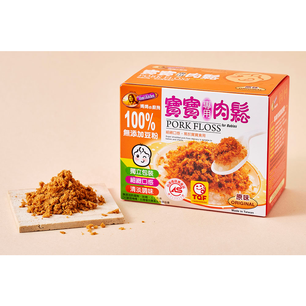 [ 媽媽的廚房 ] 寶寶專用肉鬆(原味) 156克 x 3盒 , , large