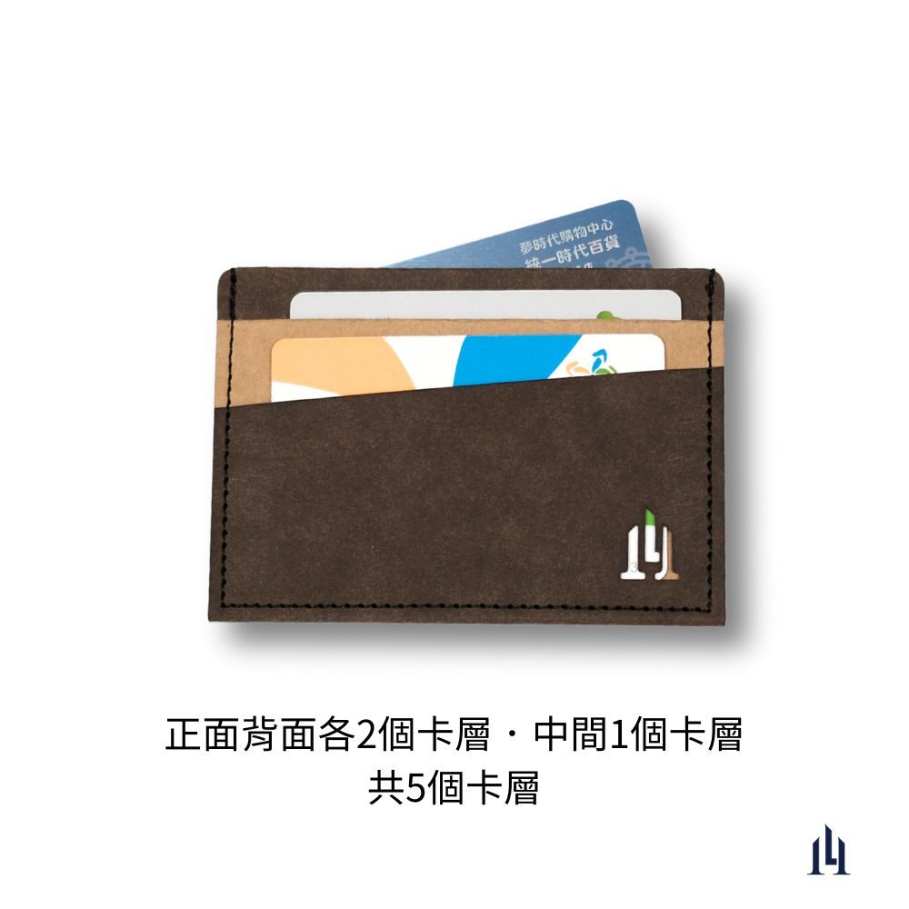 [LOGINHEART]全防護屏蔽感應卡夾 大地咖棕 可客製 5卡層皆受屏蔽 防盜刷 防消磁 台灣製造獨家精品, , large
